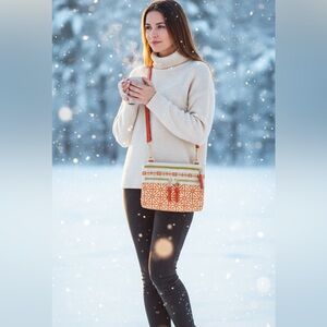 Spartina 449 Stylish Multicolor Geometric Crossbody Bag